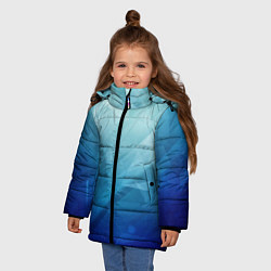 Куртка зимняя для девочки ИСТОЧНИК СВЕТА, цвет: 3D-черный — фото 2