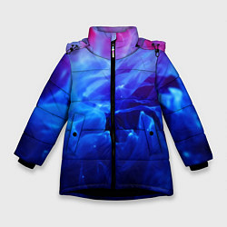 Куртка зимняя для девочки Fire, цвет: 3D-черный