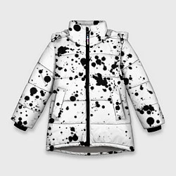 Куртка зимняя для девочки Далматинец, цвет: 3D-светло-серый