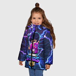 Куртка зимняя для девочки Brawl Stars BIBI, цвет: 3D-черный — фото 2