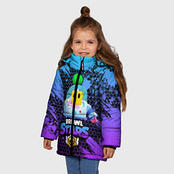 Куртка зимняя для девочки Brawl Stars SPROUT, цвет: 3D-черный — фото 2
