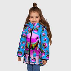 Куртка зимняя для девочки 6IX9INE GOOBA, цвет: 3D-черный — фото 2