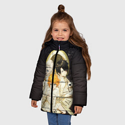 Куртка зимняя для девочки Обещанный Неверленд, цвет: 3D-светло-серый — фото 2