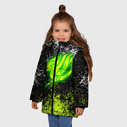 Куртка зимняя для девочки FAIRY TAIL, цвет: 3D-светло-серый — фото 2