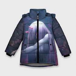 Куртка зимняя для девочки DARLING IN THE FRANXX, цвет: 3D-светло-серый