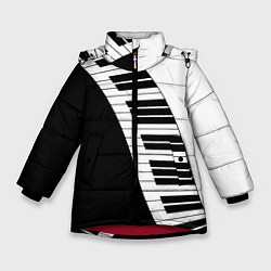 Зимняя куртка для девочки Piano Пианино
