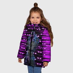 Куртка зимняя для девочки Fortnite Raven, цвет: 3D-черный — фото 2
