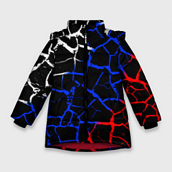 Куртка зимняя для девочки Россия, цвет: 3D-красный