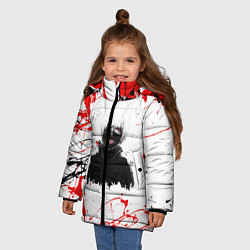 Куртка зимняя для девочки Гуль, цвет: 3D-светло-серый — фото 2