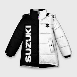 Куртка зимняя для девочки Suzuki Z, цвет: 3D-черный
