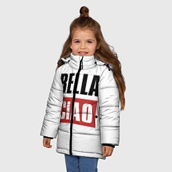 Куртка зимняя для девочки Bella Ciao, цвет: 3D-красный — фото 2