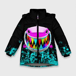 Куртка зимняя для девочки 6IX9INE, цвет: 3D-светло-серый