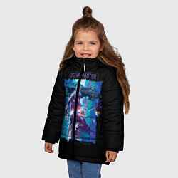 Куртка зимняя для девочки OCEAN MASTER, цвет: 3D-светло-серый — фото 2