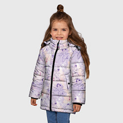 Куртка зимняя для девочки Fa Ping Pattern, цвет: 3D-черный — фото 2