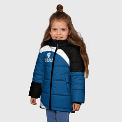 Куртка зимняя для девочки Russia, цвет: 3D-светло-серый — фото 2