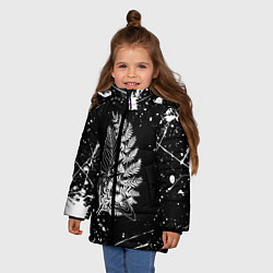 Куртка зимняя для девочки THE LAST OF US ТАТУИРОВКА ЭЛЛИ, цвет: 3D-черный — фото 2