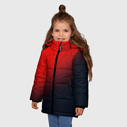 Куртка зимняя для девочки RED, цвет: 3D-черный — фото 2