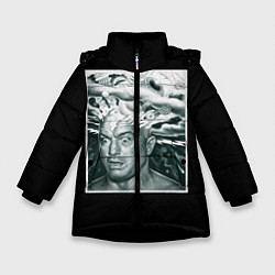 Куртка зимняя для девочки ДЖО РОГАН, цвет: 3D-черный