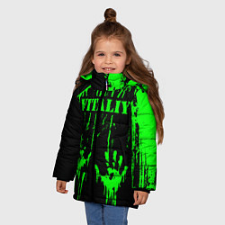 Куртка зимняя для девочки Виталий, цвет: 3D-светло-серый — фото 2