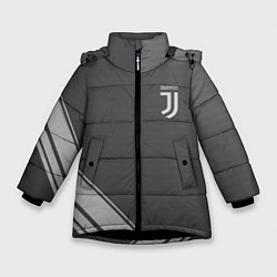 Куртка зимняя для девочки JUVENTUS, цвет: 3D-черный