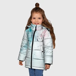 Куртка зимняя для девочки OPEL, цвет: 3D-черный — фото 2