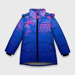 Куртка зимняя для девочки ТРОПИКИ, цвет: 3D-светло-серый