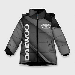 Куртка зимняя для девочки DAEWOO, цвет: 3D-черный