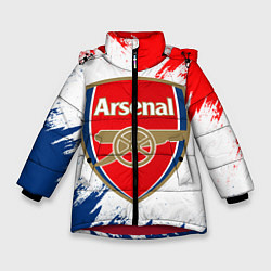 Куртка зимняя для девочки ARSENAL, цвет: 3D-красный