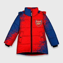 Куртка зимняя для девочки ARSENAL, цвет: 3D-черный