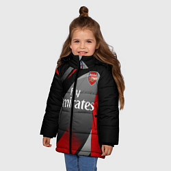 Куртка зимняя для девочки ARSENAL UNIFORM, цвет: 3D-черный — фото 2