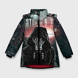Куртка зимняя для девочки Stalker 2 Зона, цвет: 3D-красный