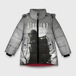 Куртка зимняя для девочки STALKER 2, цвет: 3D-красный