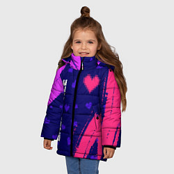 Куртка зимняя для девочки UNDERTALE АНДЕРТЕЙЛ, цвет: 3D-светло-серый — фото 2
