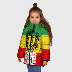 Куртка зимняя для девочки Bob Marley, цвет: 3D-черный — фото 2