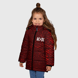 Куртка зимняя для девочки AC DС, цвет: 3D-красный — фото 2