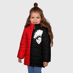 Куртка зимняя для девочки ГИНТАМА, цвет: 3D-черный — фото 2