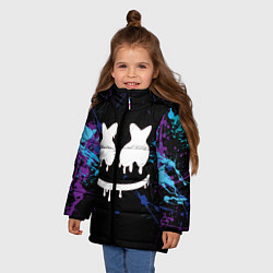 Куртка зимняя для девочки MARSHMELLO, цвет: 3D-светло-серый — фото 2