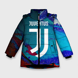 Куртка зимняя для девочки JUVENTUS ЮВЕНТУС, цвет: 3D-черный