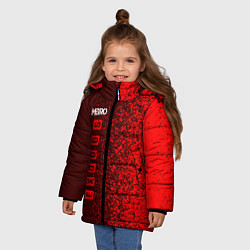 Куртка зимняя для девочки METRO EXODUS МЕТРО ИСХОД, цвет: 3D-черный — фото 2