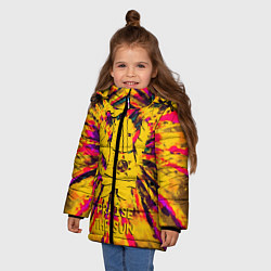 Куртка зимняя для девочки DARK SOULS, цвет: 3D-красный — фото 2
