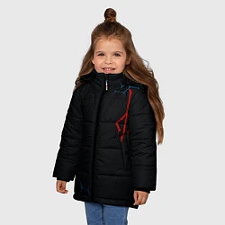 Куртка зимняя для девочки DARK SOULS, цвет: 3D-черный — фото 2