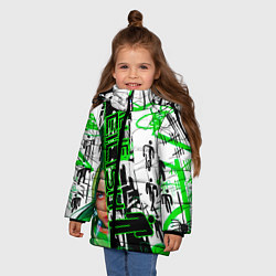 Куртка зимняя для девочки Billie Eilish, цвет: 3D-черный — фото 2