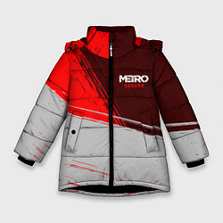 Куртка зимняя для девочки METRO EXODUS МЕТРО ИСХОД, цвет: 3D-черный
