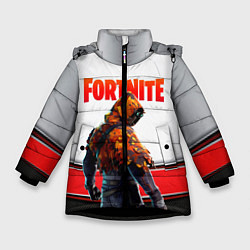 Куртка зимняя для девочки FORTNITE GAME, цвет: 3D-черный