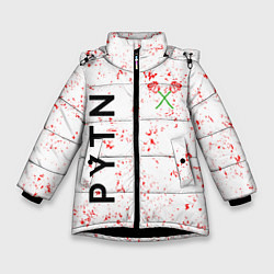 Куртка зимняя для девочки PAYTON MOORMIER ПЕЙТОН, цвет: 3D-черный
