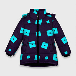 Куртка зимняя для девочки ROBLOX РОБЛОКС, цвет: 3D-черный