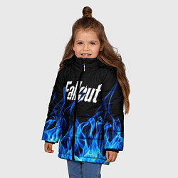 Куртка зимняя для девочки FALLOUT, цвет: 3D-черный — фото 2
