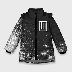 Куртка зимняя для девочки LINDEMANN ЛИНДЕМАНН, цвет: 3D-светло-серый