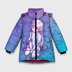 Куртка зимняя для девочки Тромбоцит, цвет: 3D-красный