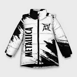 Куртка зимняя для девочки METALLICA МЕТАЛЛИКА, цвет: 3D-черный